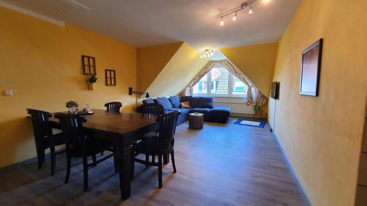 Friesenmeer Ferienwohnung Drei Bensersiel Esterno foto